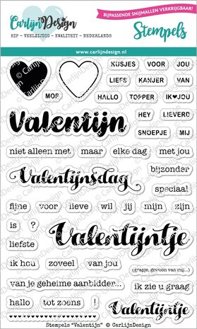 Carlijn Design Clear Stamps Valentijn (CDST0059) Carlijn Design Clear Stamps Valentijn (CDST0059)