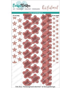 Carlijn Design Hot Foil Stamp Achtergrond Sterren (CDHF-0004)