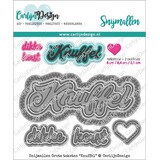 Carlijn Design Snijmal Grote Teksten Knuffel (CDSN-0077)