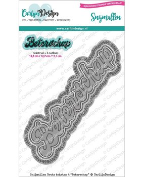 Carlijn Design Snijmal Grote Teksten 4 Beterschap (CDSN-0076)
