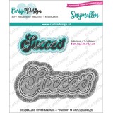 Carlijn Design Snijmal Grote Teksten 3 Succes (CDSN-0074)
