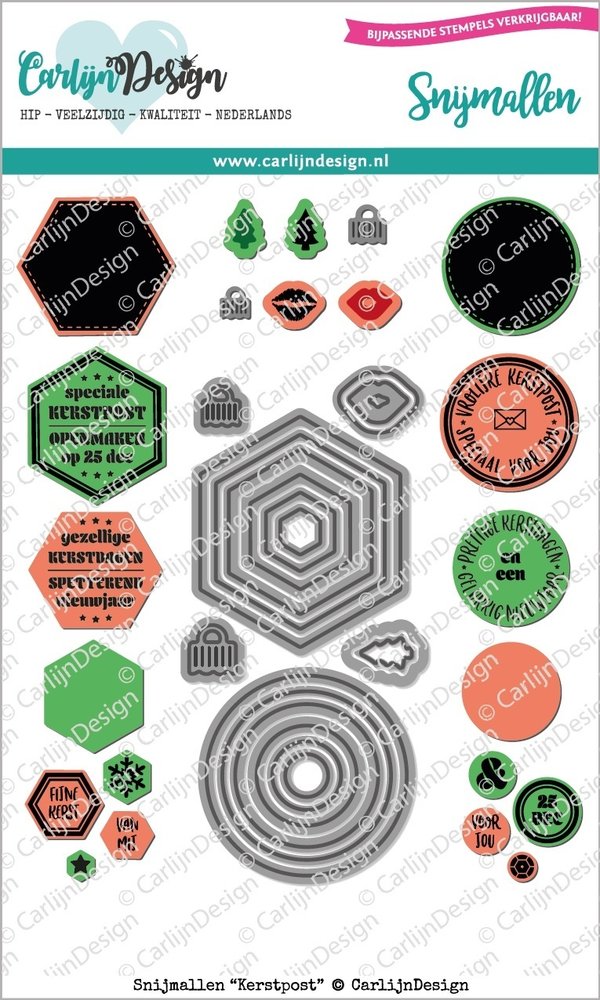 Carlijn Design Snijmal Kerstpost (CDSN-0071) Carlijn Design Snijmal Kerstpost (CDSN-0071)