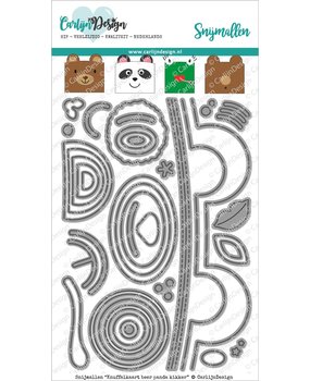 Carlijn Design Snijmal Knuffelkaart Beer Panda Kikker (CDSN-0069) Carlijn Design Snijmal Knuffelkaart Beer Panda Kikker (CDSN-0069)