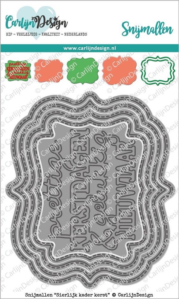 Carlijn Design Snijmal Sierlijk Kader Kerst (CDSN-0064) Carlijn Design Snijmal Sierlijk Kader Kerst (CDSN-0064)