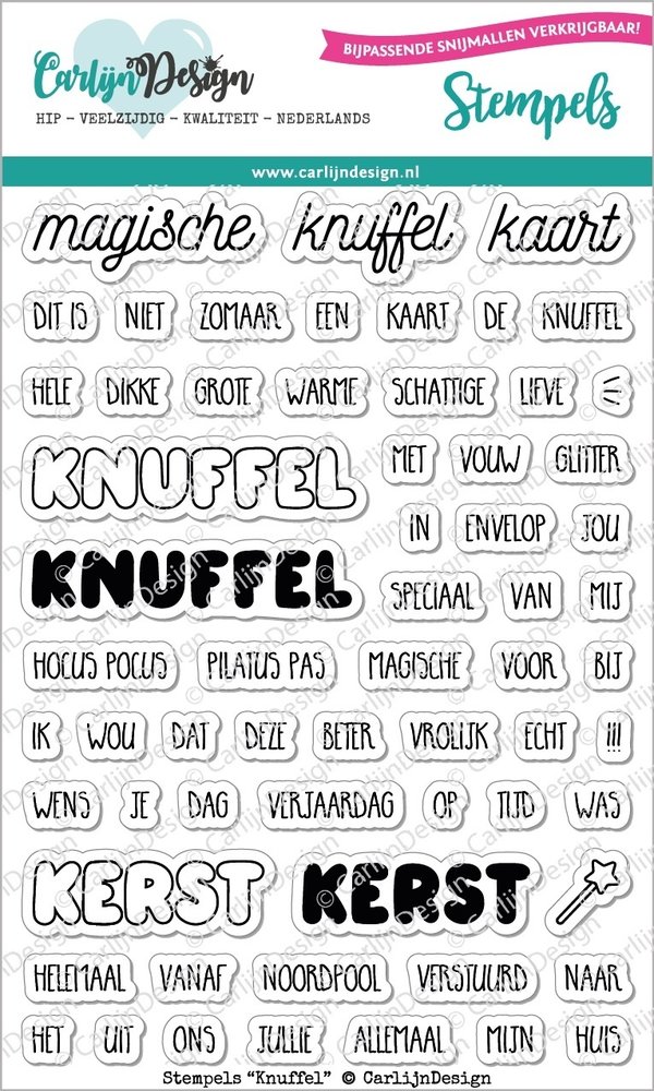 Carlijn Design Clear Stamps Knuffel (CDST0053) Carlijn Design Clear Stamps Knuffel (CDST0053)