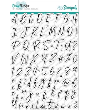 Carlijn Design Clear Stamps Alfabet Brush (CDST0051)