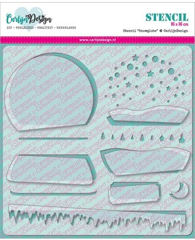 Carlijn Design Stencil Snow Globe (CDSC-0007) Carlijn Design Stencil Snow Globe (CDSC-0007)