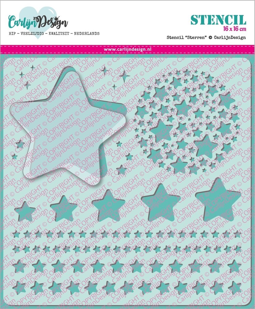 Carlijn Design Stencil Sterren (CDSC-0005) Carlijn Design Stencil Sterren (CDSC-0005)
