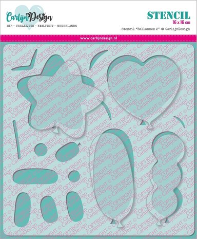 Carlijn Design Stencil Ballonnen 2 (CDSC-0004) Carlijn Design Stencil Ballonnen 2 (CDSC-0004)