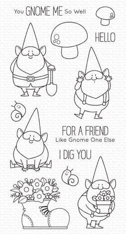 My Favorite Things You Gnome Me Clear Stamps (BB-119)