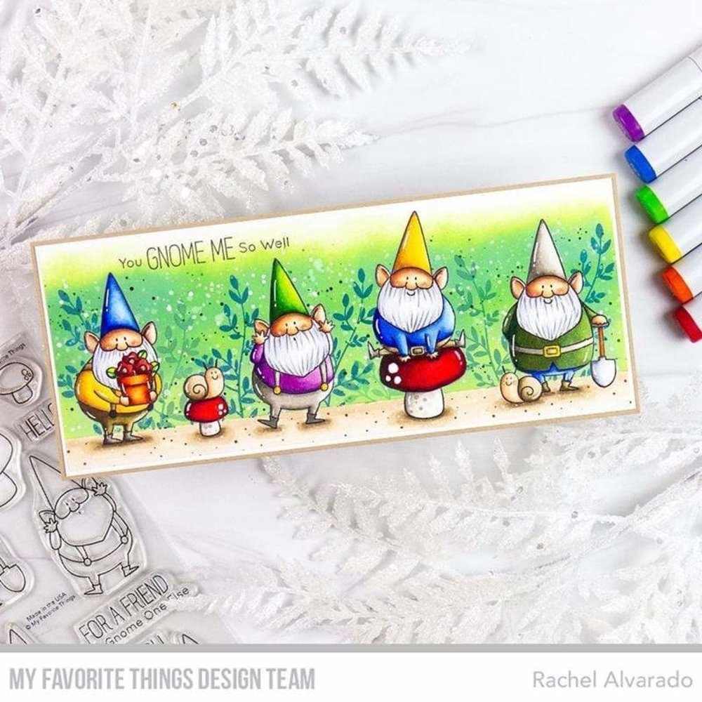 My Favorite Things You Gnome Me Clear Stamps (BB-119)
