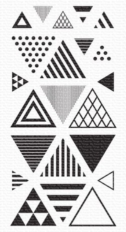 My Favorite Things Trendy Triangles Clear Stamps (CS-539) My Favorite Things Trendy Triangles Clear Stamps (CS-539)