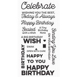 My Favorite Things Big Birthday Wishes Clear Stamps (CS-541)