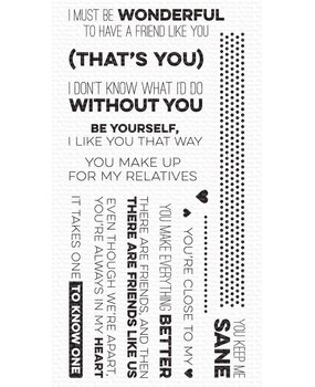 My Favorite Things Friends Like Us Clear Stamps (CS-542)