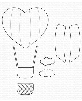 My Favorite Things Die-namics Heart Air Balloon (MFT-1911) My Favorite Things Die-namics Heart Air Balloon (MFT-1911)