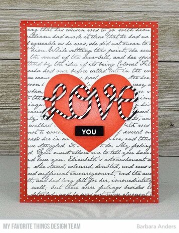 My Favorite Things Die-namics Loopy Love (MFT-1913) My Favorite Things Die-namics Loopy Love (MFT-1913)