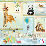 Ciao Bella Papercrafting My First Year 12x12 Inch Paper Pad (CBPM042B)