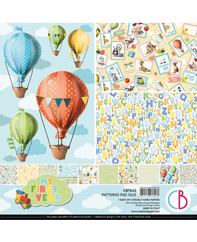 Ciao Bella Papercrafting My First Year 12x12 Inch Patterns Pad (CBT042) Ciao Bella Papercrafting My First Year 12x12 Inch Patterns Pad (CBT042)