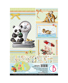 Ciao Bella Papercrafting My First Year A4 Creative Pad (CBCL042) Ciao Bella Papercrafting My First Year A4 Creative Pad (CBCL042)