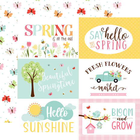 Echo Park Welcome Spring 6x6 Inch Paper Pad (WES235023) Echo Park Welcome Spring 6x6 Inch Paper Pad (WES235023)