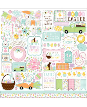 Echo Park Welcome Easter 12x12 Inch Element Sticker (WEE236014)