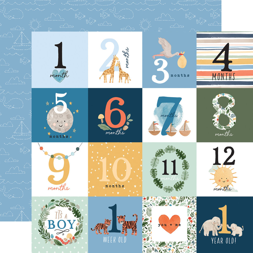 Echo Park Welcome Baby Boy 12x12 Inch Collection Kit (WBB234016) Echo Park Welcome Baby Boy 12x12 Inch Collection Kit (WBB234016)