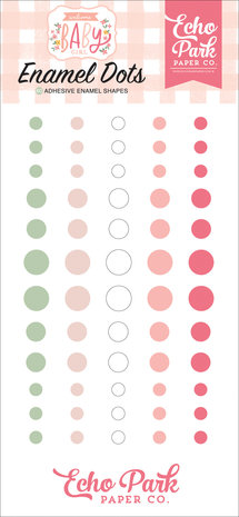 Echo Park Welcome Baby Girl Enamel Dots (WBG233028) Echo Park Welcome Baby Girl Enamel Dots (WBG233028)