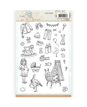Yvonne Creations Newborn Clear Stamp Set (YCCS10064)
