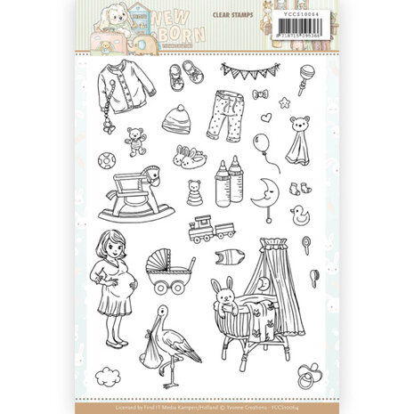 Yvonne Creations Newborn Clear Stamp Set (YCCS10064)
