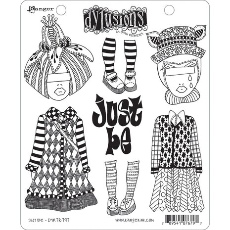 Ranger Dylusions Just Be Cling Stamps (DYR 76797)