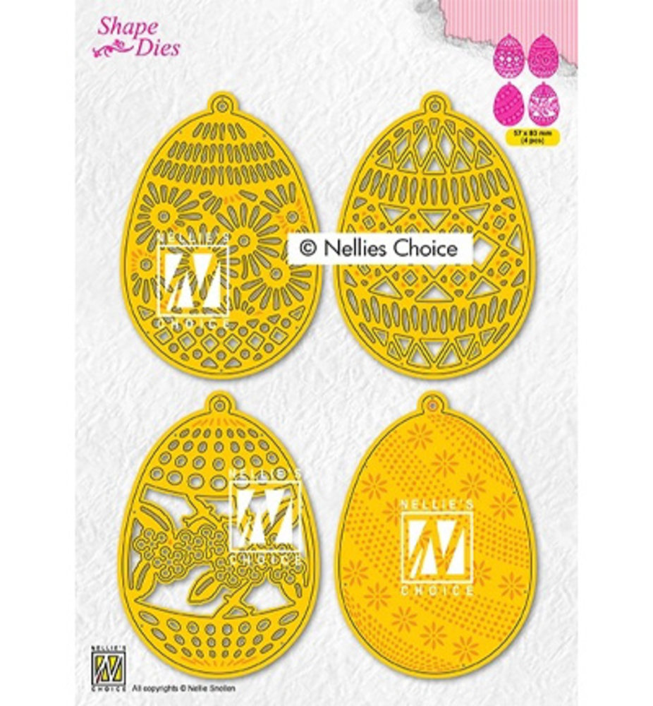 Nellie Snellen Snijmal 4 Easter Eggs (SD189) Nellie Snellen Snijmal 4 Easter Eggs (SD189)