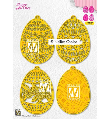 Nellie Snellen Snijmal 4 Easter Eggs (SD189) Nellie Snellen Snijmal 4 Easter Eggs (SD189)