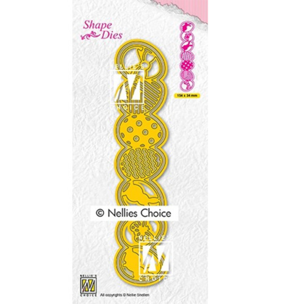 Nellie Snellen Snijmal Easter Egg Border (SD190) Nellie Snellen Snijmal Easter Egg Border (SD190)