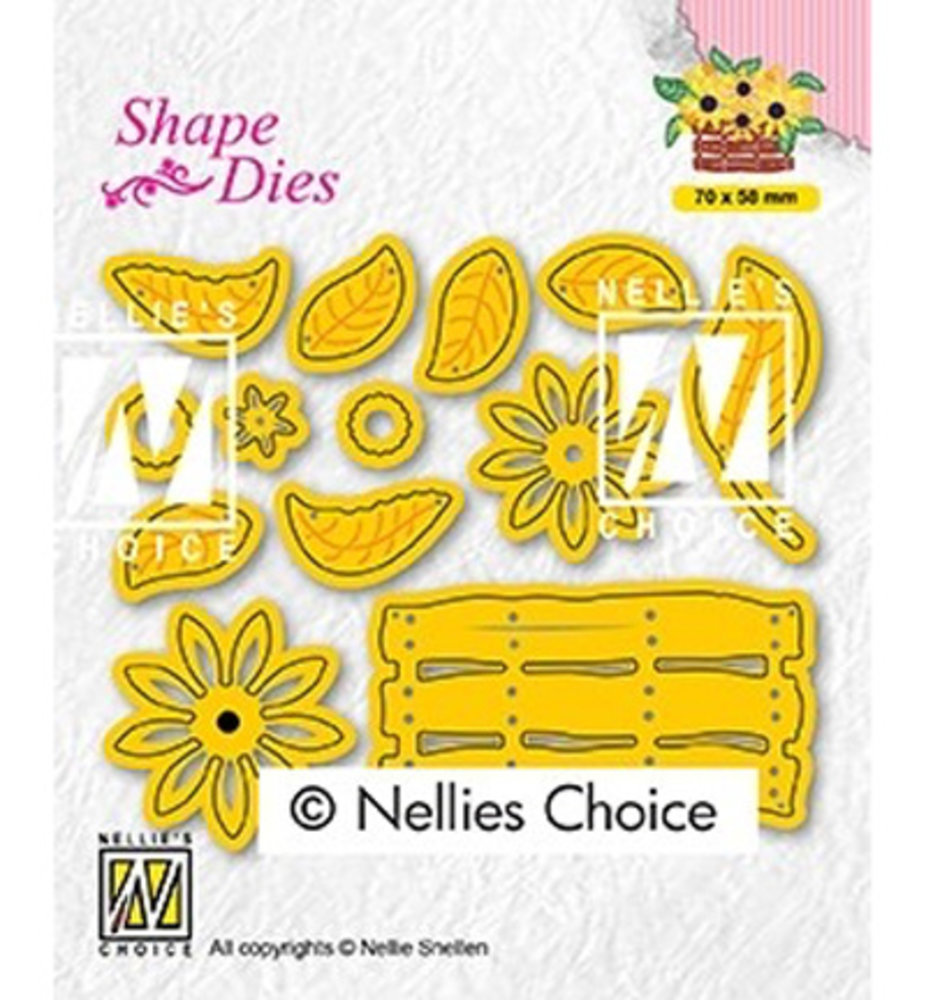 Nellie Snellen Snijmal Easter Build-Up Flower Basket (SD193) Nellie Snellen Snijmal Easter Build-Up Flower Basket (SD193)