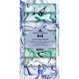 Paper Favourites Green-Blue Marble Slimline Paper Pack (PFS006)