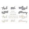 Spellbinders Yana's Special Sentiments Glimmer Hot Foil Plate & Die Sets (GLP-247) Spellbinders Yana's Special Sentiments Glimmer Hot Foil Plate & Die Sets (GLP-247)