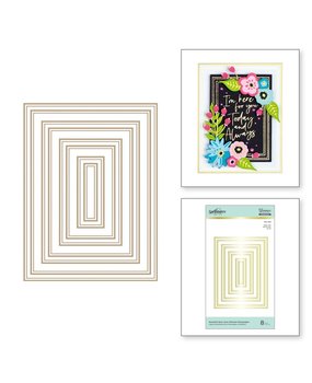 Spellbinders Essential Duo Lines Rectangles Glimmer Hot Foil Plate (GLP-258) Spellbinders Essential Duo Lines Rectangles Glimmer Hot Foil Plate (GLP-258)