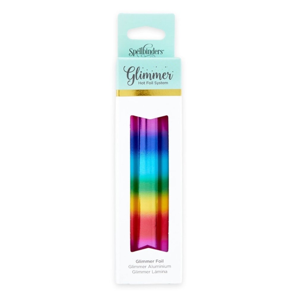 Spellbinders Glimmer Hot Foil Mini Rainbow Stripe (GLF-043) Spellbinders Glimmer Hot Foil Mini Rainbow Stripe (GLF-043)