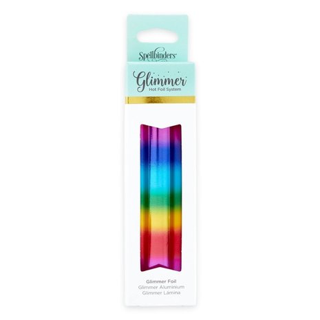 Spellbinders Glimmer Hot Foil Mini Rainbow Stripe (GLF-043) Spellbinders Glimmer Hot Foil Mini Rainbow Stripe (GLF-043)