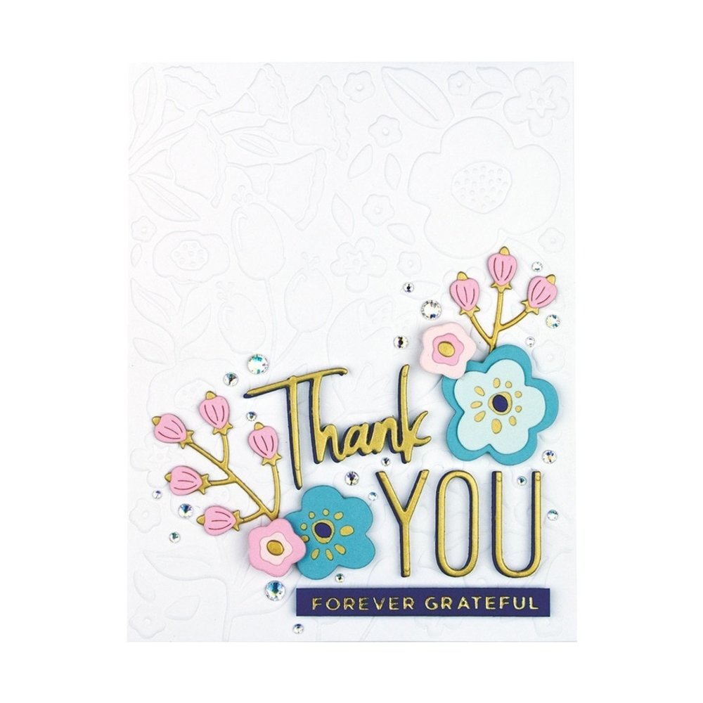 Spellbinders Simply Perfect Florets Embossing Folder (SES-015) Spellbinders Simply Perfect Florets Embossing Folder (SES-015)