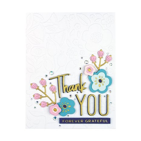 Spellbinders Simply Perfect Florets Embossing Folder (SES-015) Spellbinders Simply Perfect Florets Embossing Folder (SES-015)
