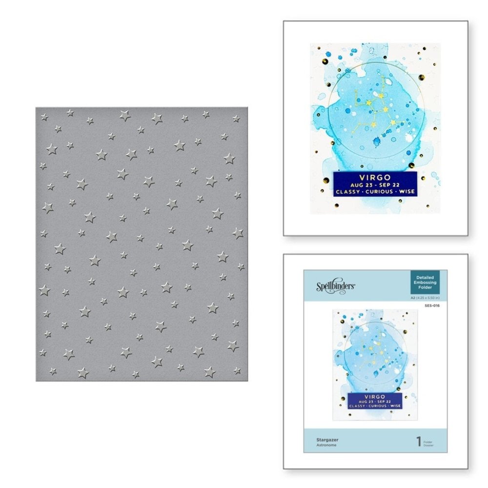 Spellbinders Stargazer Embossing Folder (SES-016)