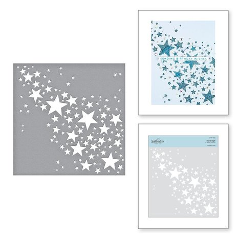 Spellbinders Star Bright Stencils (STN-002) Spellbinders Star Bright Stencils (STN-002)