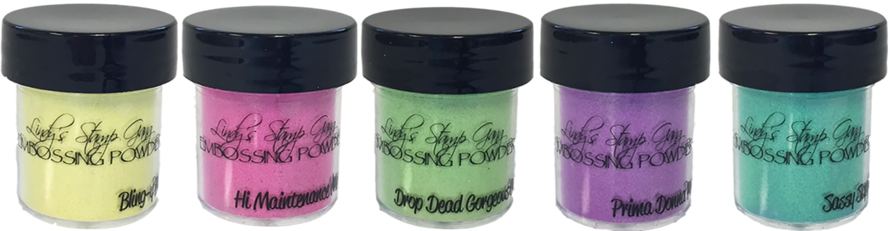 Lindy's Stamp Gang Drop Dead Diva Embossing Powder Set (ep-set-17) Lindy's Stamp Gang Drop Dead Diva Embossing Powder Set (ep-set-17)