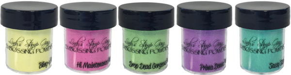 Lindy's Stamp Gang Drop Dead Diva Embossing Powder Set (ep-set-17) Lindy's Stamp Gang Drop Dead Diva Embossing Powder Set (ep-set-17)