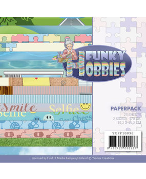 Yvonne Creations Funky Hobbies 6x6 Inch Paper Pack (YCPP10036) Yvonne Creations Funky Hobbies 6x6 Inch Paper Pack (YCPP10036)