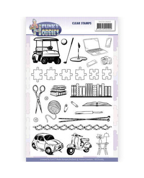 Yvonne Creations Funky Hobbies Clear Stamp Set (YCCS10063) Yvonne Creations Funky Hobbies Clear Stamp Set (YCCS10063)