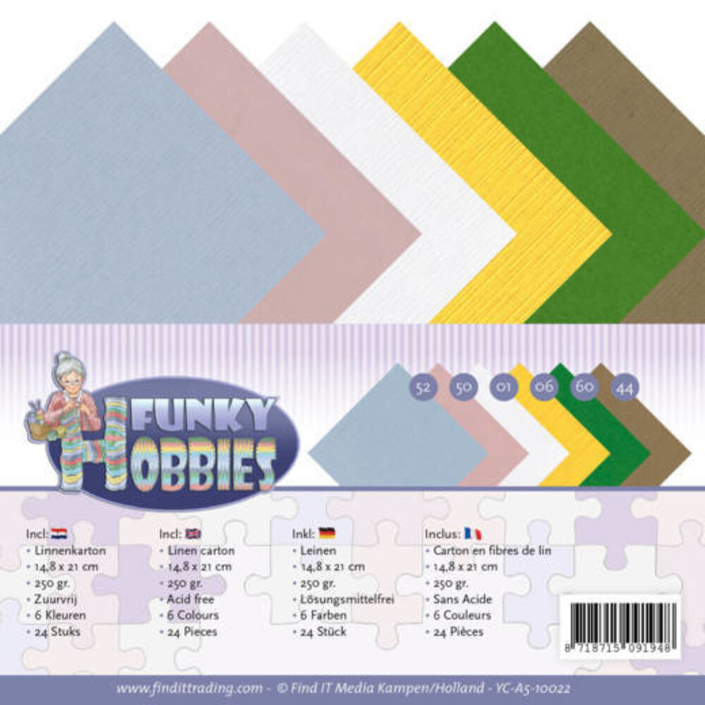 Yvonne Creations Funkie Hobbies Linnenpakket A5 (YC-A5-10022) Yvonne Creations Funkie Hobbies Linnenpakket A5 (YC-A5-10022)