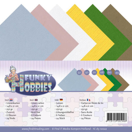 Yvonne Creations Funkie Hobbies Linnenpakket A5 (YC-A5-10022) Yvonne Creations Funkie Hobbies Linnenpakket A5 (YC-A5-10022)