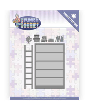 Yvonne Creations Funky Hobbies Bookcase Die (YCD10228) Yvonne Creations Funky Hobbies Bookcase Die (YCD10228)